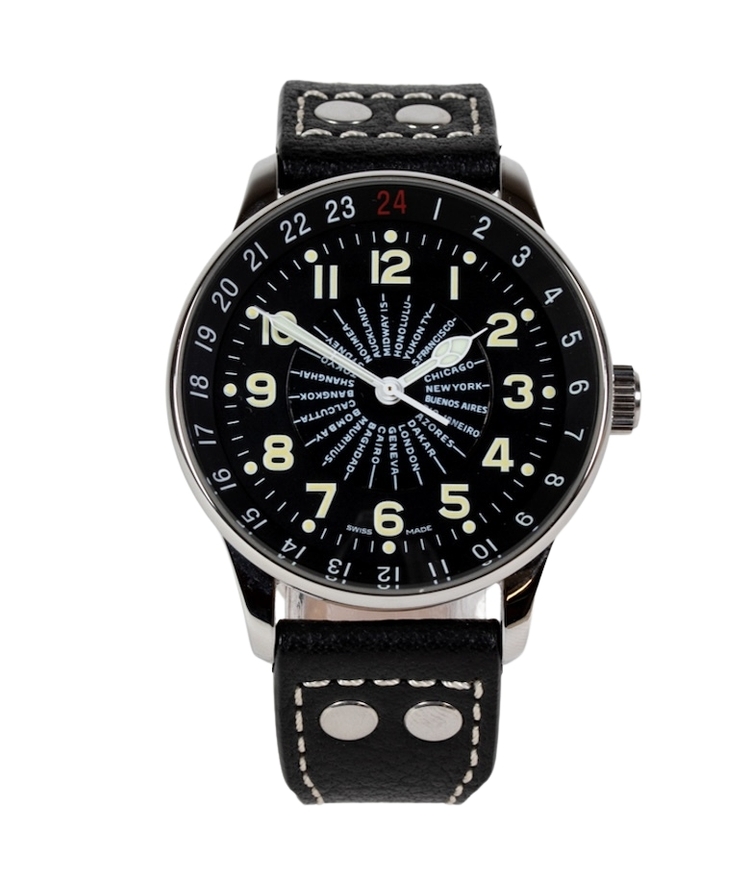 Zeno X-Large Pilot World Timer