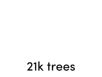 We plant trees with Ecologi