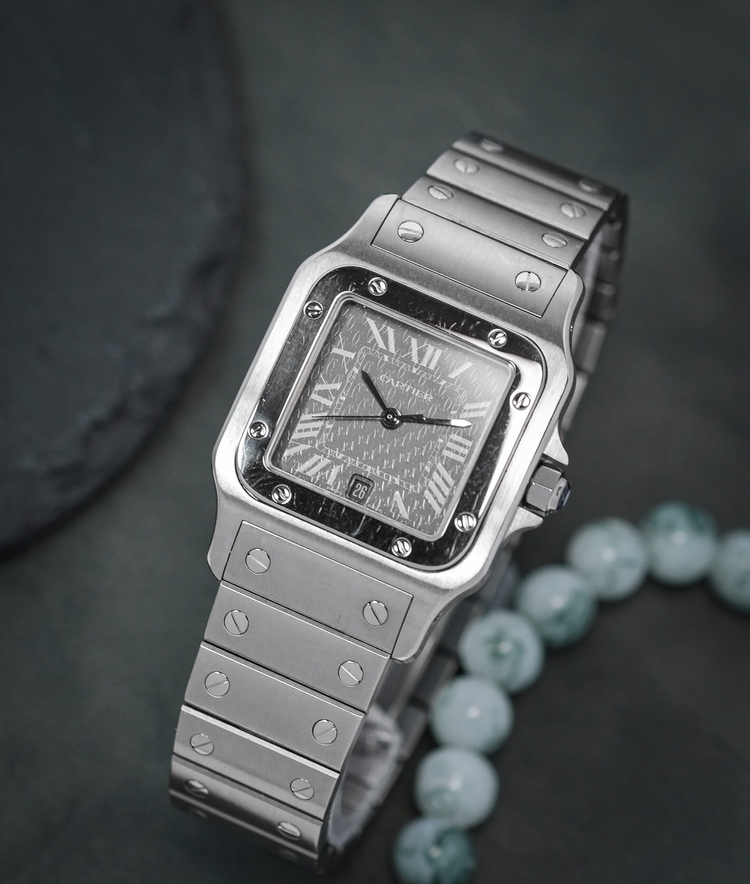 Cartier Santos Galbee Motif Dial