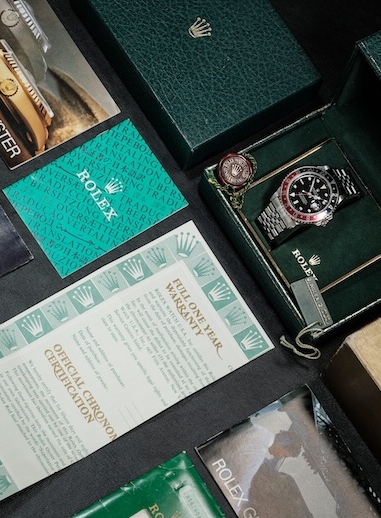 watch box and papers meaning